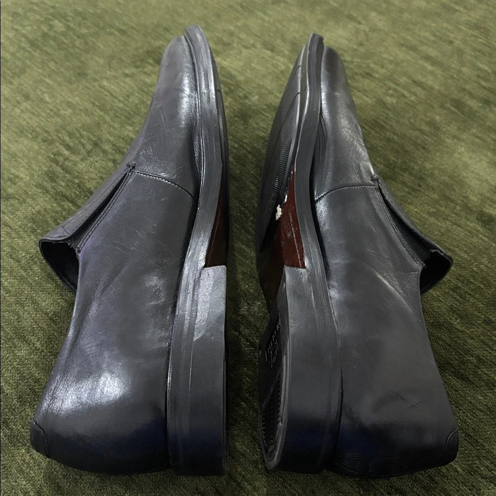 Cole Haan Air Jackson Black‎ Leather Slip On Loafer Shoes Men Size 9